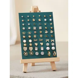 DressBerry Geometric Studs Earrings-picture-27