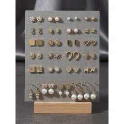 DressBerry Geometric Studs Earrings-picture-24