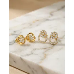 DressBerry Geometric Studs Earrings-picture-25