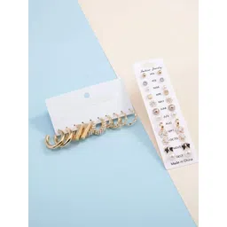 DressBerry Geometric Studs Earrings-picture-17