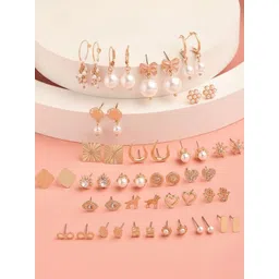 DressBerry Geometric Studs Earrings image 5