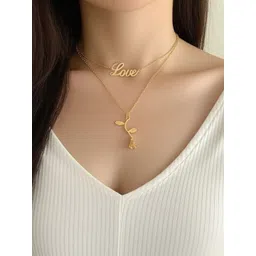 DressBerry Gold-Plated Alloy Necklace-picture-42