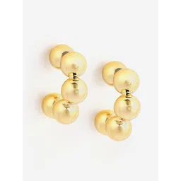 DressBerry Gold-Plated Contemporary Half Hoop Earrings-picture-31