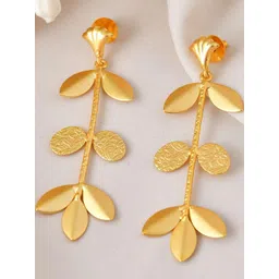 DressBerry Gold-Plated Stainless Steel Hoop Earrings-picture-18