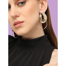 DressBerry Gold-Plated Teardrop Shaped Drop Earrings-picture-38