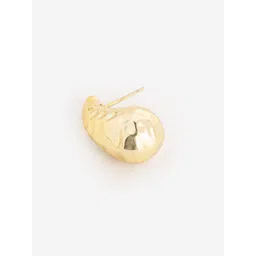 DressBerry Gold-Plated Teardrop Shaped Studs Earrings image 3