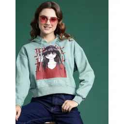 DressBerry Graphic Print Hooded Sweatshirt-picture-23