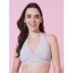 DressBerry Halter Neck Crop Top Bra for All Day Comfort-picture-37