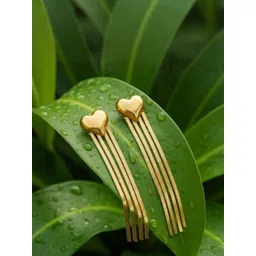 DressBerry Heart Shaped Drop Earrings-picture-26