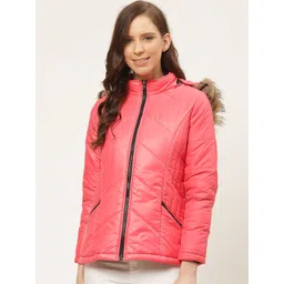 DressBerry Hooded Faux Fur Trim Parka Jacket-picture-39