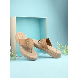 DressBerry Lazer Cut Embellished T-Strap Flats-picture-32