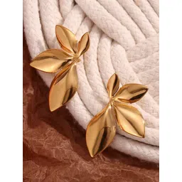 DressBerry Leaf Shaped Studs Earrings-picture-34