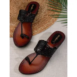 DressBerry Leather Block Sandals-picture-24