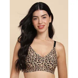 Dressberry Lightly Padded Cotton Seamless Printed Bra-picture-12