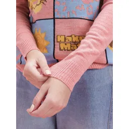 DressBerry Lion King Self Design Pullover image 2