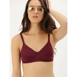 DressBerry Maroon Solid Everyday Bra DB-BRA-005D-picture-29