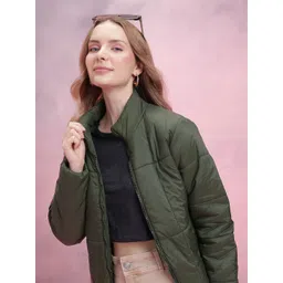 DressBerry Mock Collar Padded Jacket-picture-29