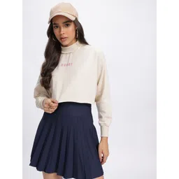 DressBerry Moody Hues Turtle Neck Drop-Shoulder Crop Sweatshirt-picture-40