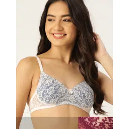 DressBerry Pack Of 2 T-shirt Lace Bra - Lightly Padded-picture-11