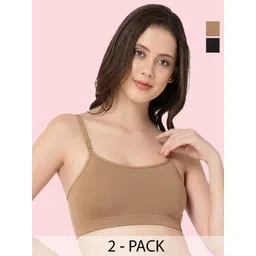 DressBerry Pack Of 2 Women Full Coverage Sports Bra-picture-30