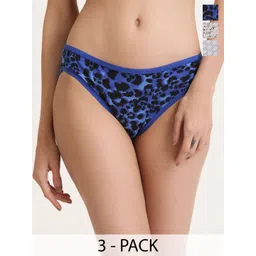 DressBerry Pack Of 3 Assorted Low-Rise Breathable Bikini Briefs MVP-1031-COMBO-picture-29