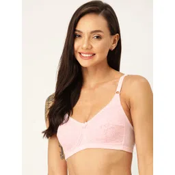 DressBerry Pink Floral Everyday Bra Medium Coverage image 1