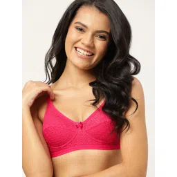 DressBerry Pink Floral Lace Everyday Bra Full Coverage DRM-HON-34-picture-18
