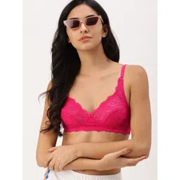 DressBerry Pink Lace Non-Wired Non Padded Everyday Bra DB-FL--BRA-004B-picture-33