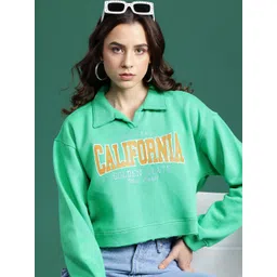 DressBerry Printed Polo Crop Sweatshirt-picture-35