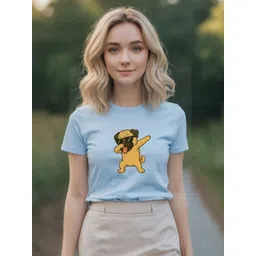 DressBerry Printed Round Neck Cotton T-shirt-picture-14