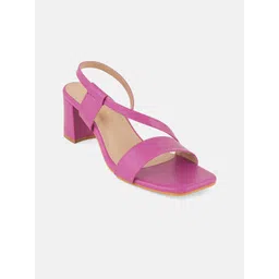 DressBerry PU Party Block Sandals-picture-17