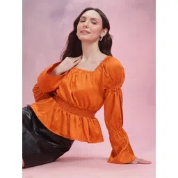 DressBerry Puff Sleeve Smocked Top-picture-18