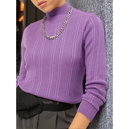 DressBerry Pure Acrylic Ribbed Pullover-picture-16