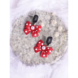 DressBerry Quirky Bows Drop Earrings-picture-13