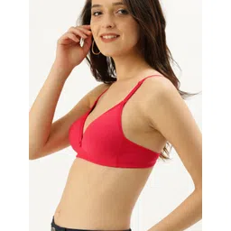DressBerry Red Solid Non-Wired Lightly Padded T-shirt Bra DB-BP-032B-picture-15