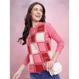 DressBerry Self-Checked Pullover-picture-38