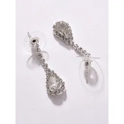 DressBerry Silver-Plated Stone-Studded Jewellery Set image 5