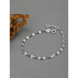 DressBerry Silver Toned Rhodium Plated 925 Sterling Silver Wraparound Bracelet-picture-14
