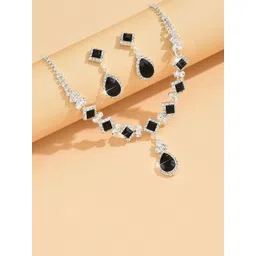 DressBerry Stone Studded Jewellery Set-picture-15