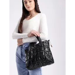DressBerry Structured Shoulder Bag with Quilted Detail-picture-20
