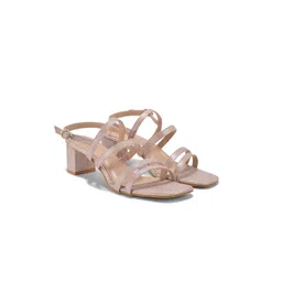 DressBerry Textured Block Sandals-picture-24