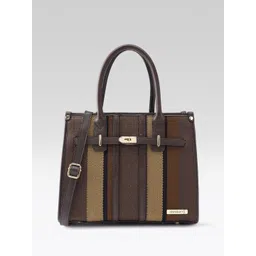 DressBerry Textured Structured Handheld Bag-image-8