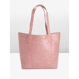 DressBerry Textured Structured Tote Bag-picture-28
