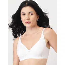 DressBerry White Full Coverage Lightly Padded Everyday Bra with All Day Comfort-picture-24