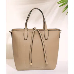 dressberry Women Beige Tote - Extra Spacious-picture-10