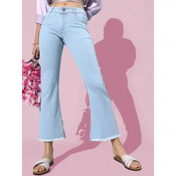 DressBerry Women Bootcut High-Rise Stretchable Jeans-picture-36