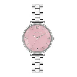 DressBerry Women Brass Dial & Stainless Steel Straps Analogue Watch DB-022-Pink-picture-36