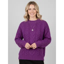 DressBerry Women Cable Knit Pullover-picture-17