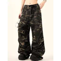 DressBerry Women Camouflage Printed Trousers-picture-37