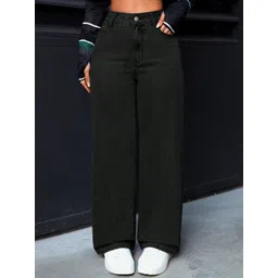 DressBerry Women Comfort Straight Fit High-Rise Light Fade Acid Wash Stretchable Jeans-picture-31